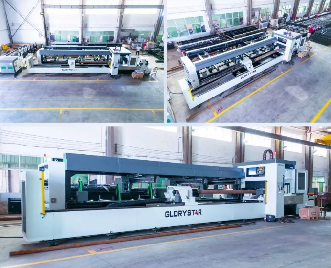 卓越品質 匠心打造！NS-6024HG三卡盤光纖激光切管機硬核征服海外客戶！