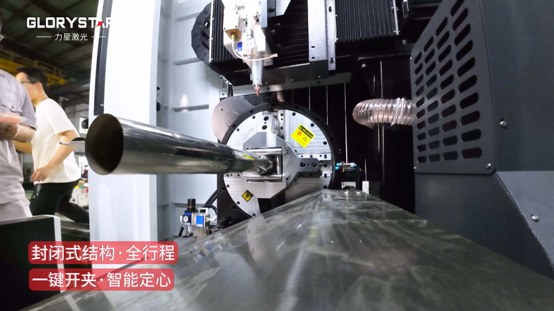 有精度!有速度!VS6012TG雙卡盤光纖激光管材切割機 有精度!有速度!VS6012TG雙卡盤光纖激光管材切割機