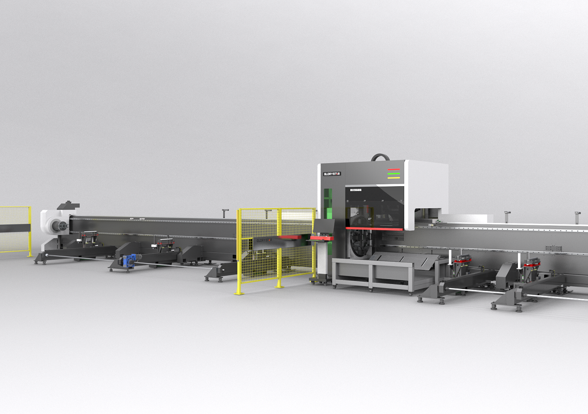 ??&nbsp;三卡盤重型激光管材切割機(jī)