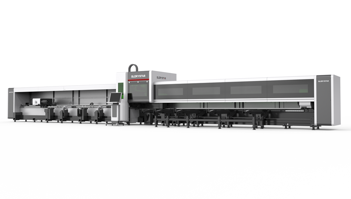 NS??三卡盤光纖激光管材切割機(jī)